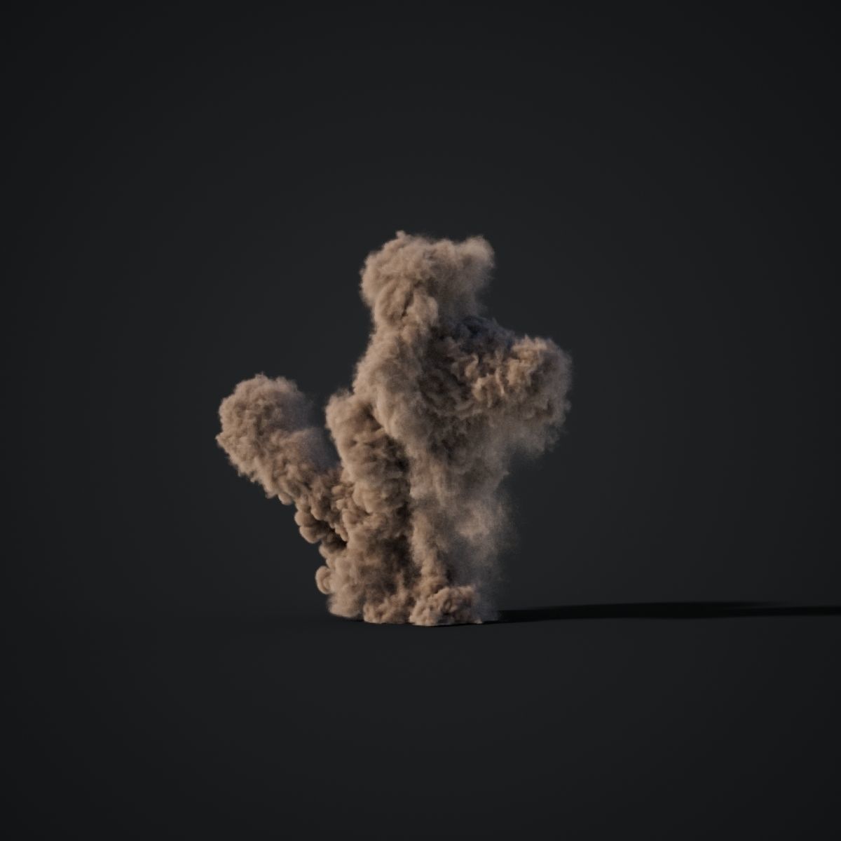 VDB Animated Dust Explosion 2 3D model_5