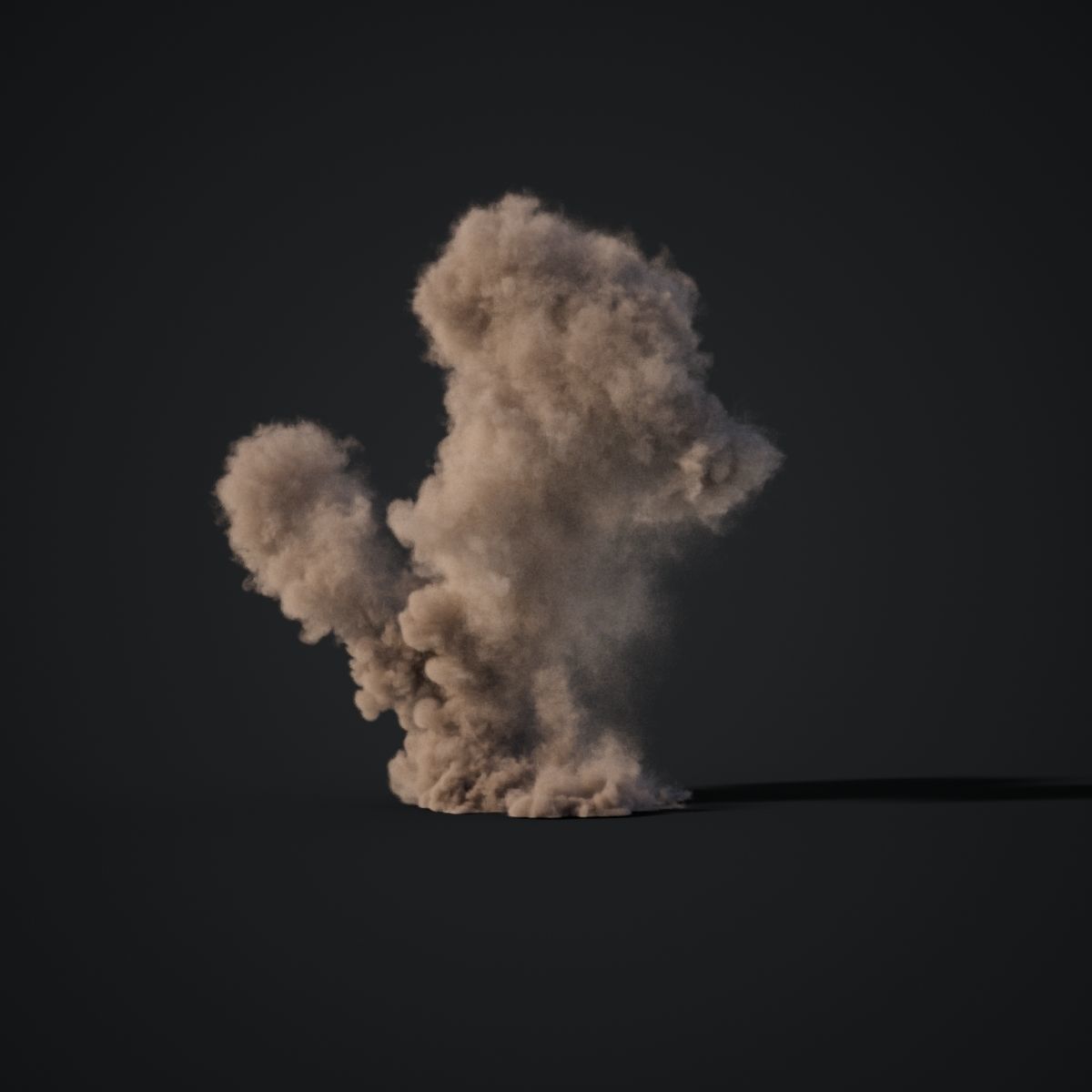 VDB Animated Dust Explosion 2 3D model_7