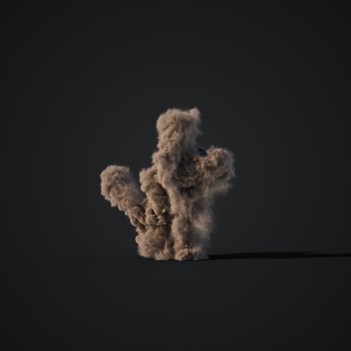 VDB Animated Dust Explosion 2 3D model_4