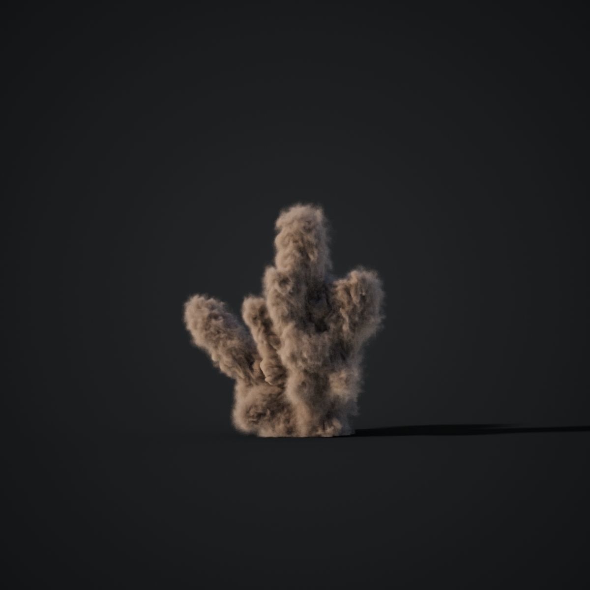 VDB Animated Dust Explosion 2 3D model_3