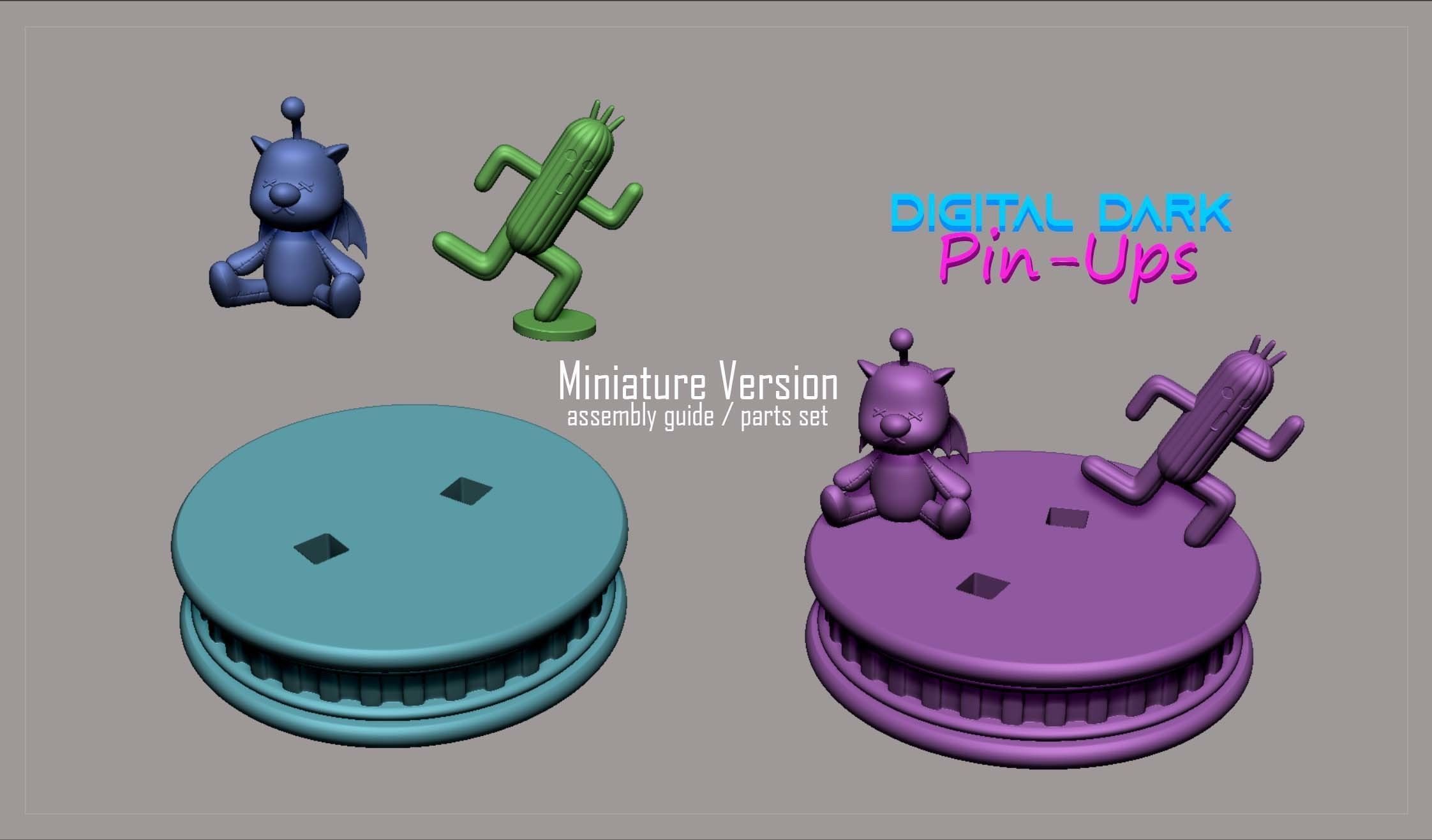 Lulu with NSFW version and Miniatures  3D print model_18