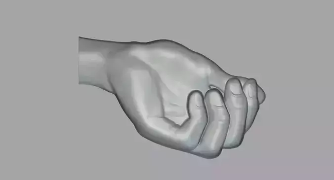 Hand 04 3D print model
