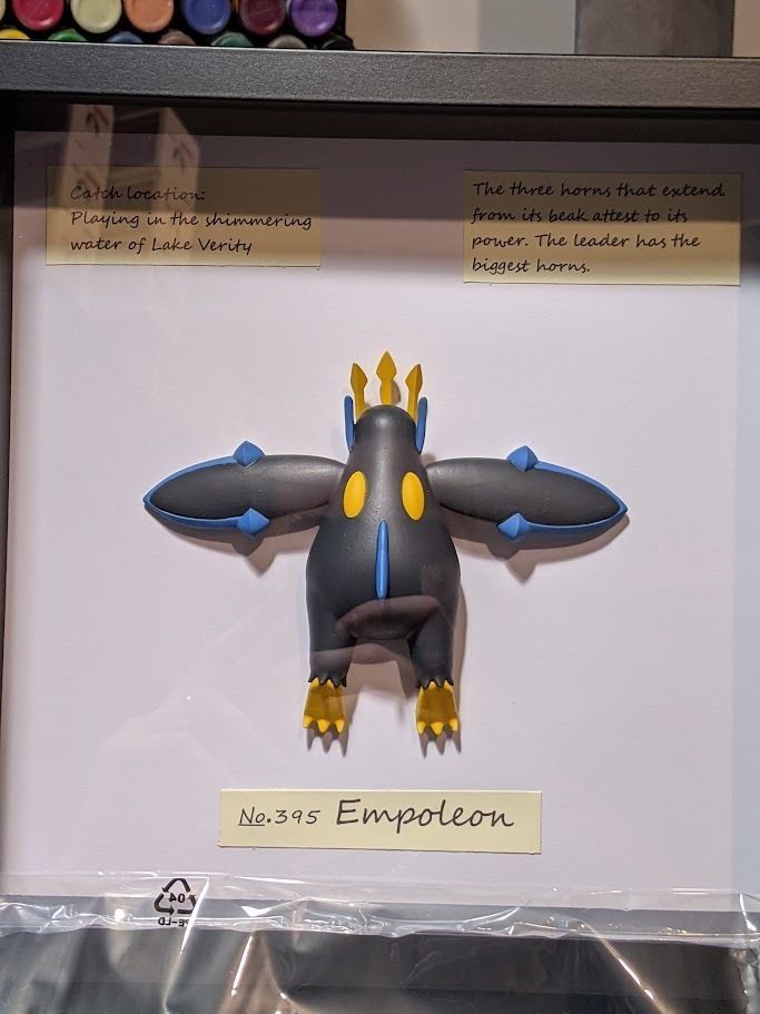 Empoleon Pokemon taxidermy 3D print model_1