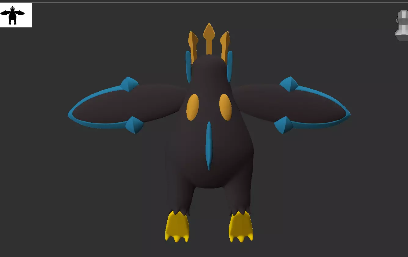Empoleon Pokemon taxidermy 3D print model_0
