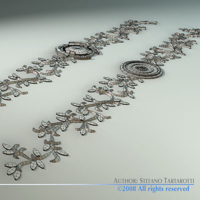 Stucco decorations 3D model_1