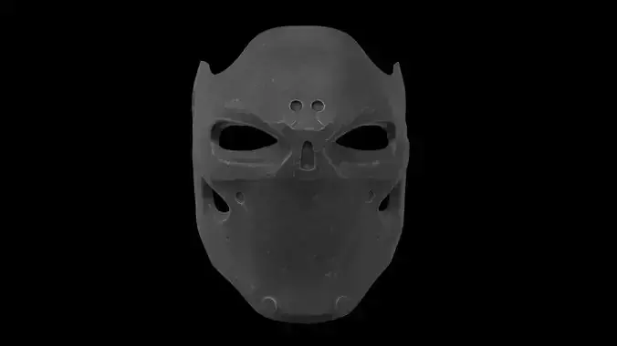 Black Armor Mask - 3D Model for Digital Use and 3D Printing 3D model