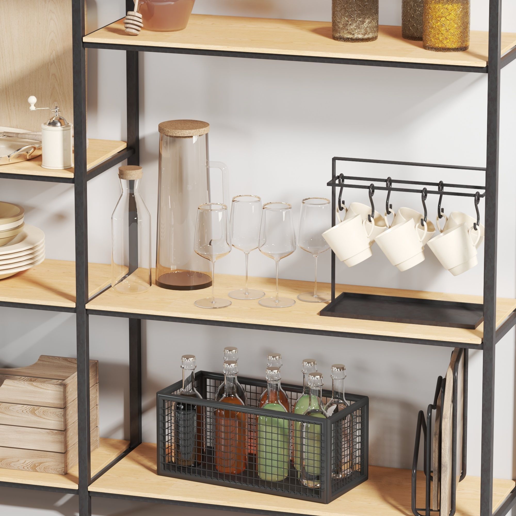 Kitchen accessories 06 3D model_8