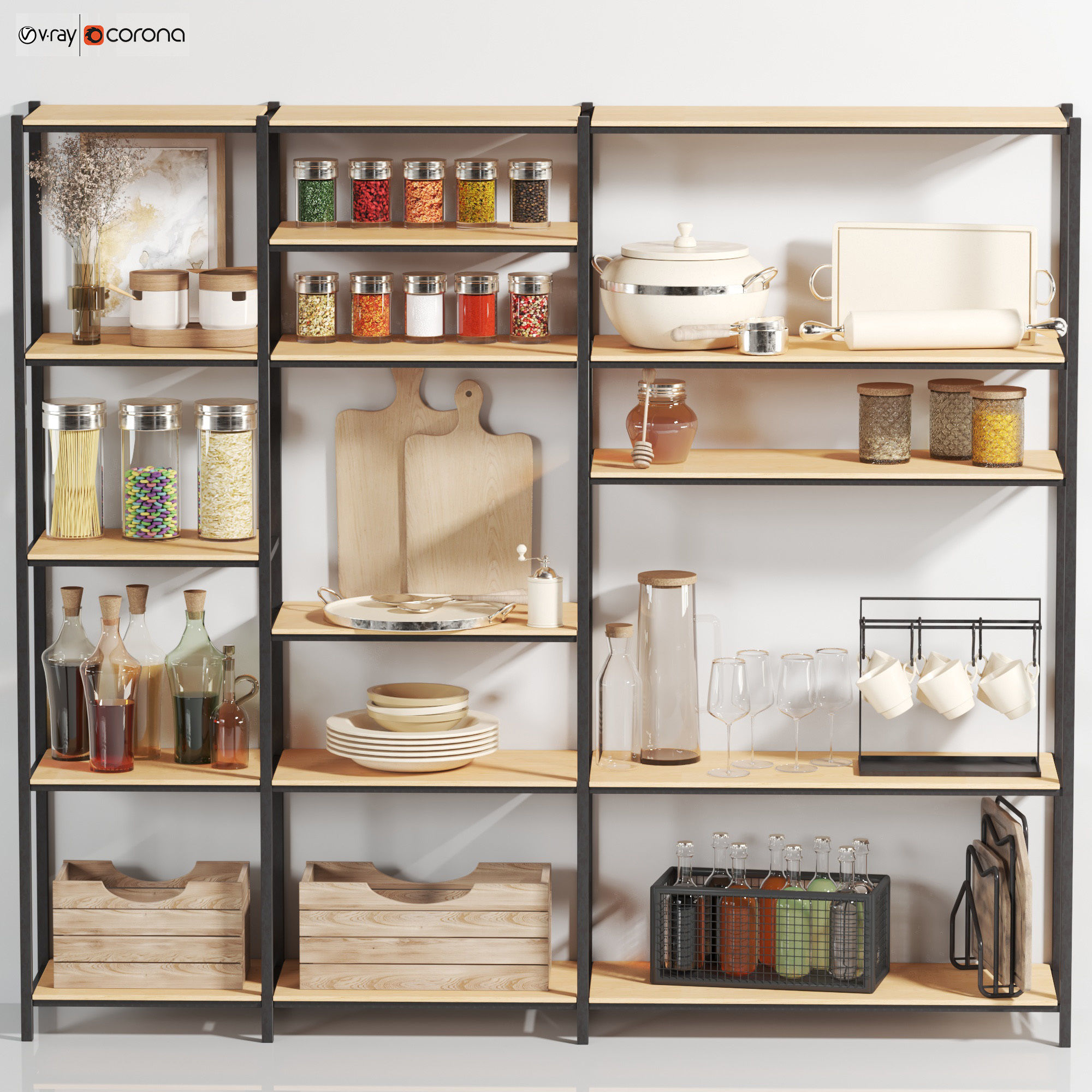 Kitchen accessories 06 3D model_7