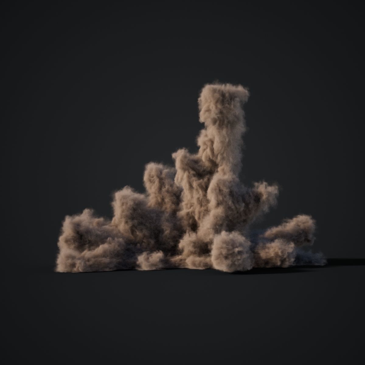 VDB Animated Dust Explosion 12 3D model_4