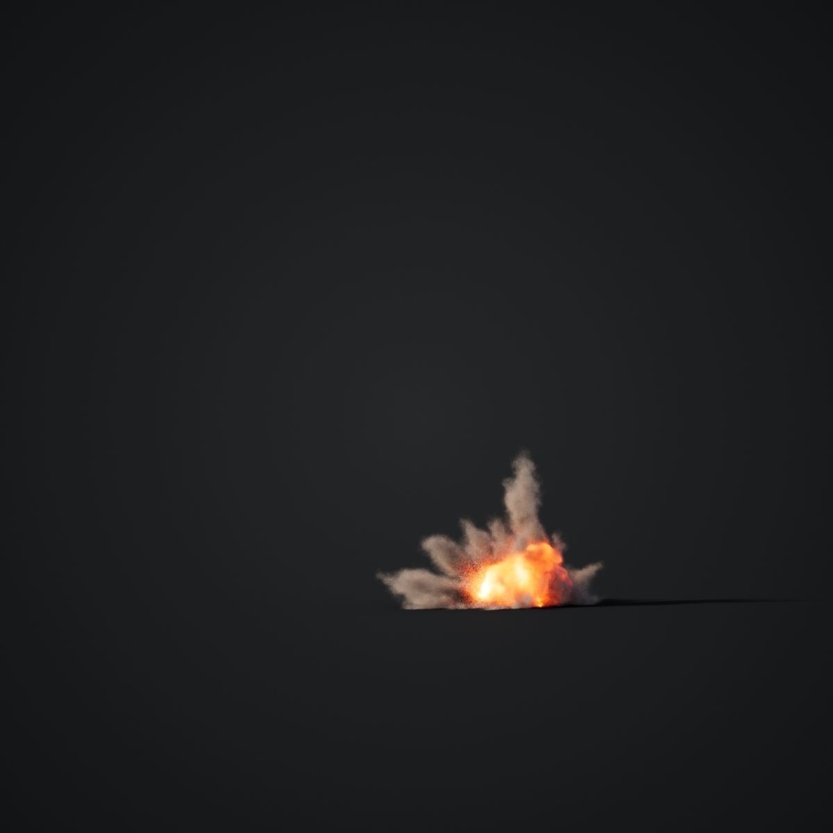 VDB Animated Dust Explosion 12 3D model_2