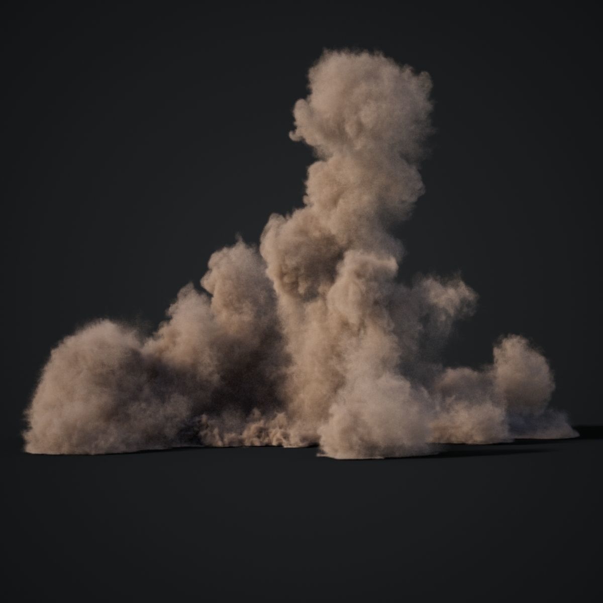 VDB Animated Dust Explosion 12 3D model_7