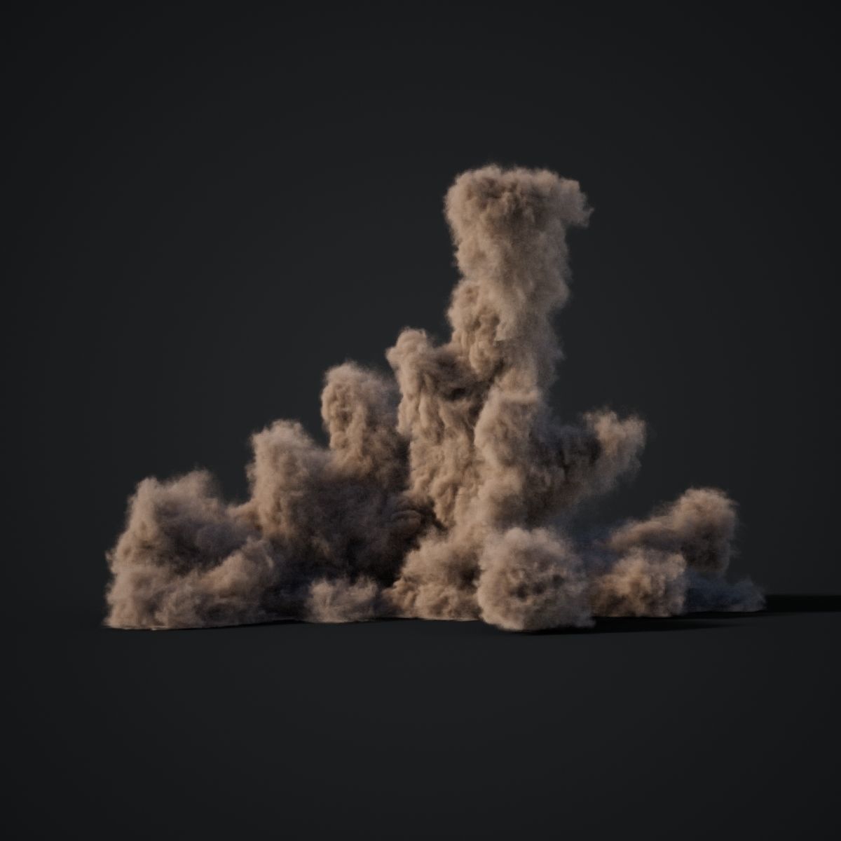 VDB Animated Dust Explosion 12 3D model_5