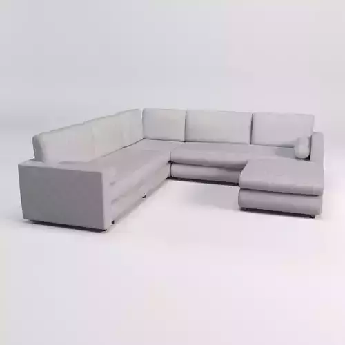 custom upholstered interior sectional sofa