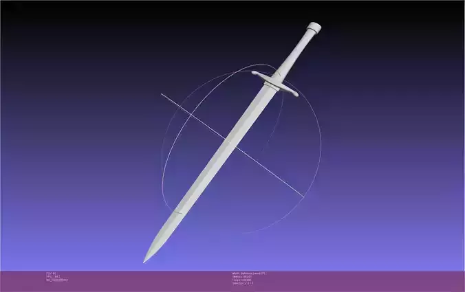 Konosuba Darkness Sword Printable Assembly