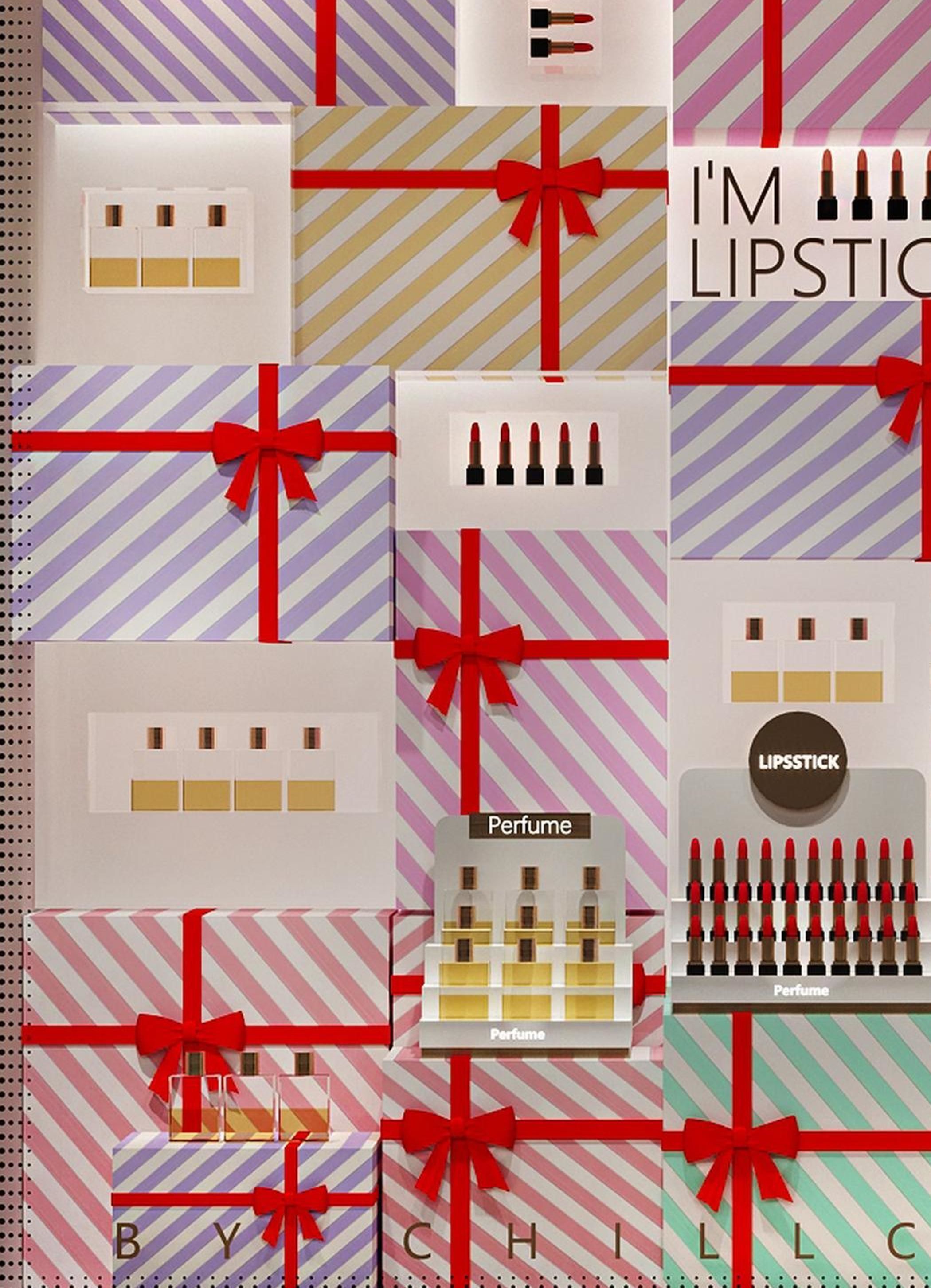 Shop Cosmetic Window Design Modern 3D model_5