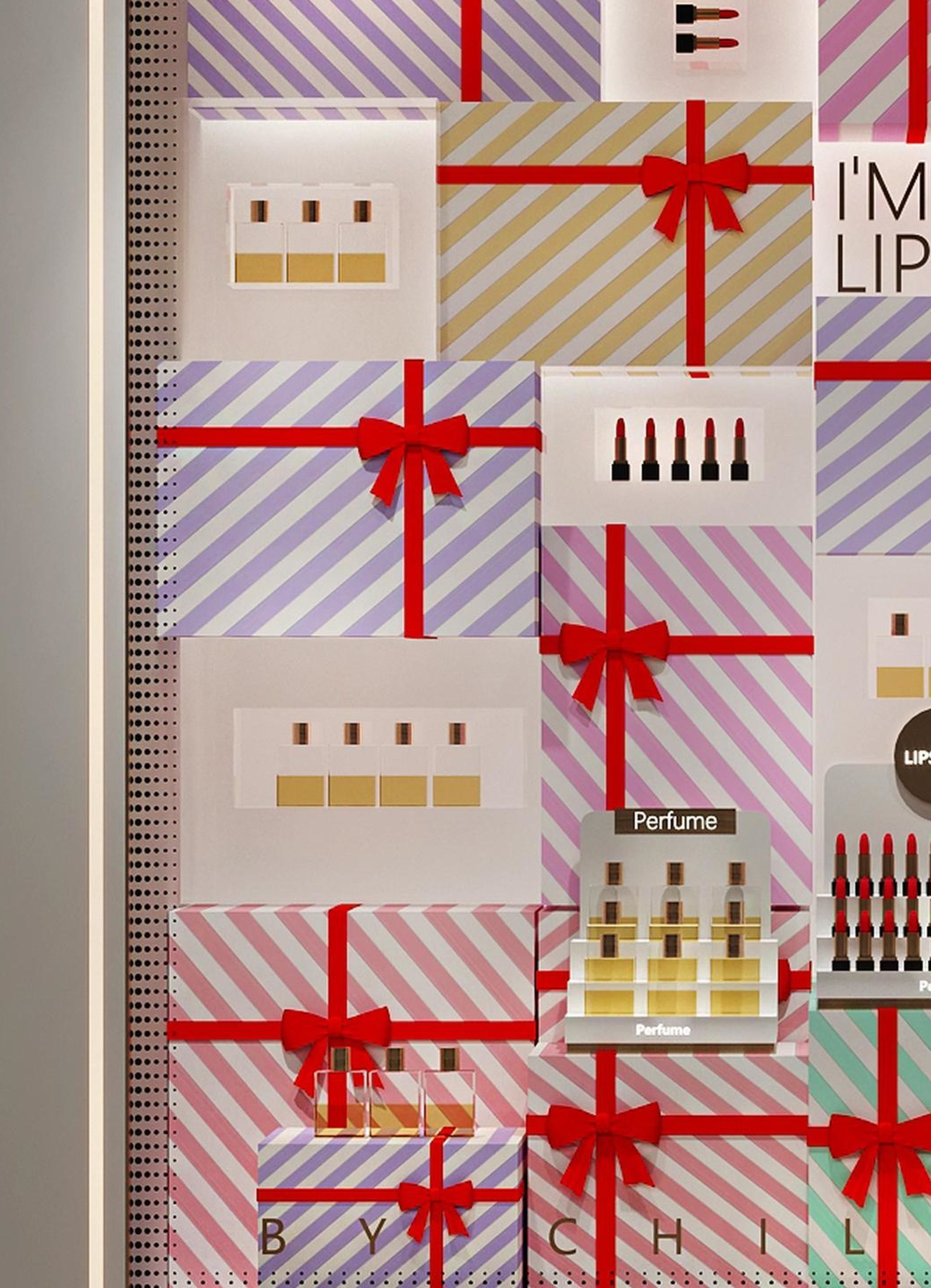 Shop Cosmetic Window Design Modern 3D model_2