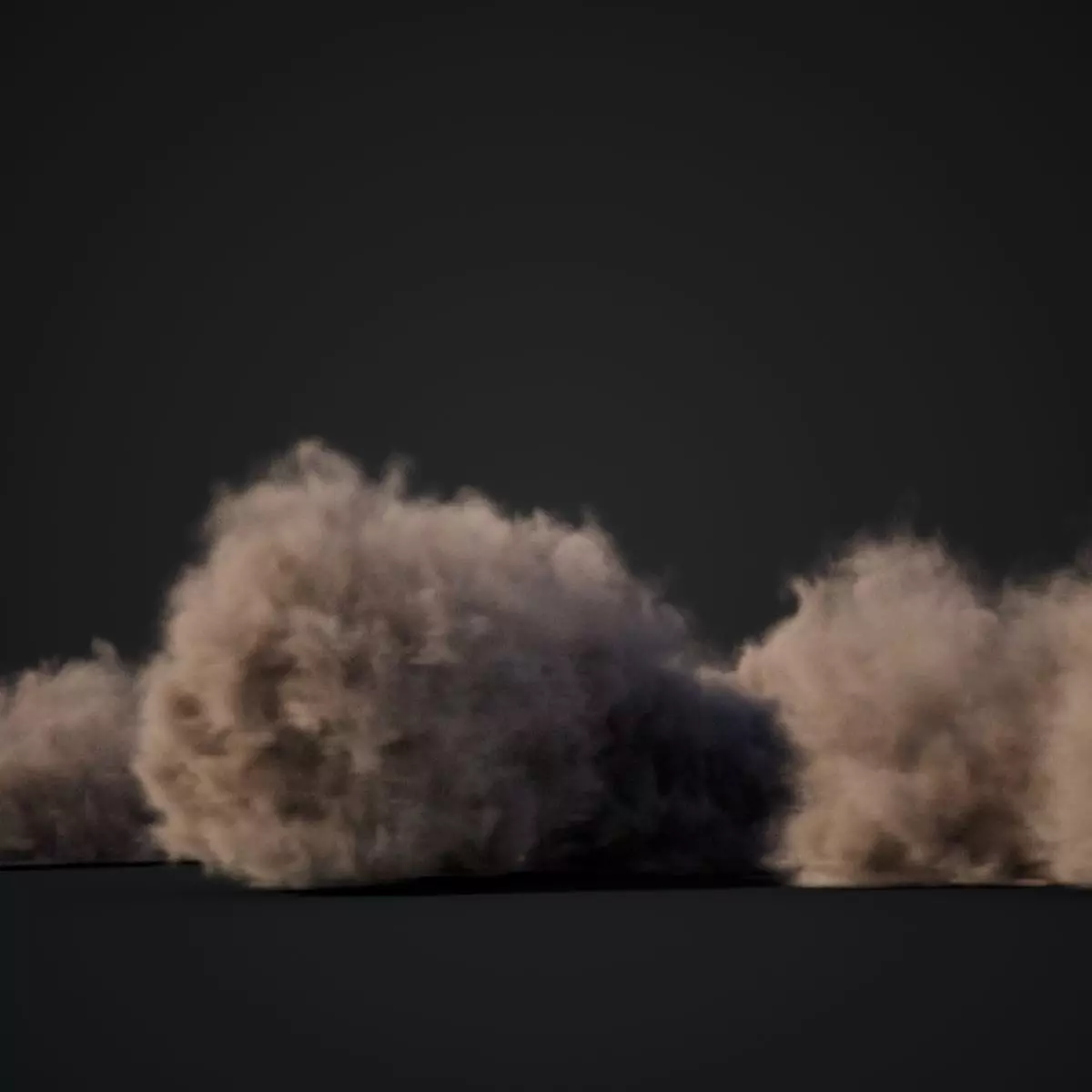 VDB Animated Dust Explosion 11 3D model_0