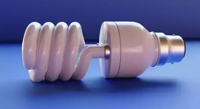 Spiral tube CFL bulb