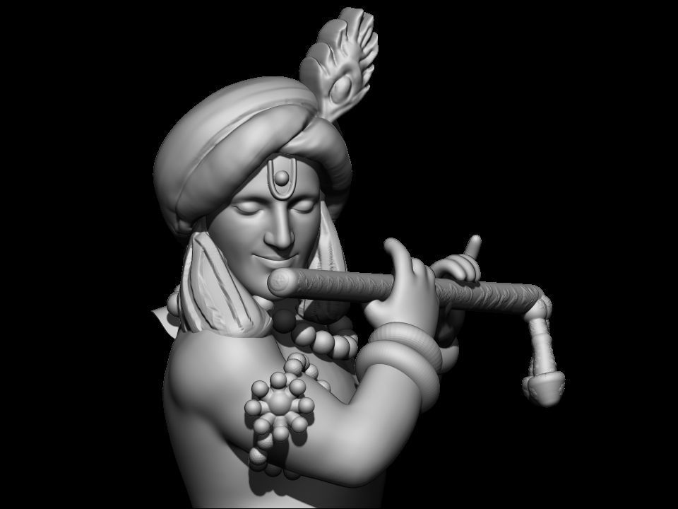 Krishnaji 3D print model_2