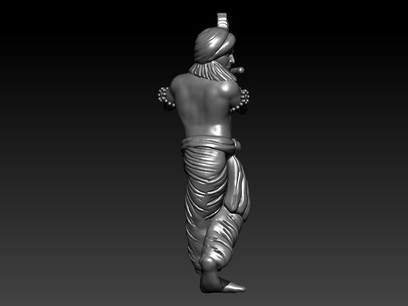 Krishnaji 3D print model_7