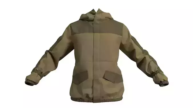 Gorka Uniform Jacket - Marvelous Designer 3D model