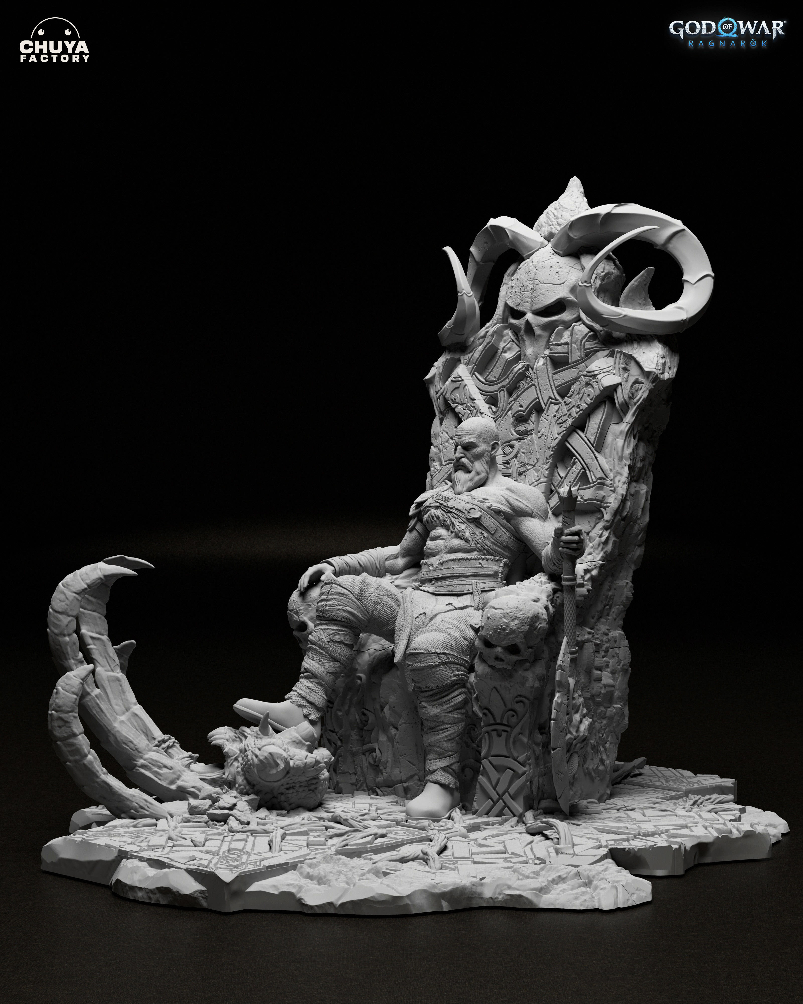 Kratos - God of War Ragnarok 3D print model_4