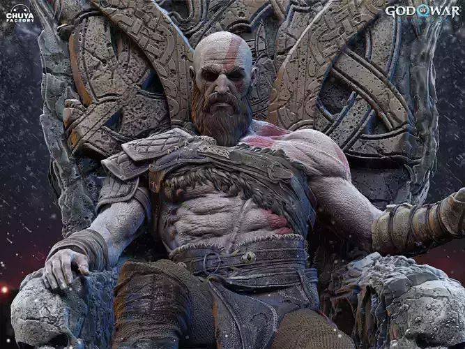 Kratos - God of War Ragnarok 3D print model