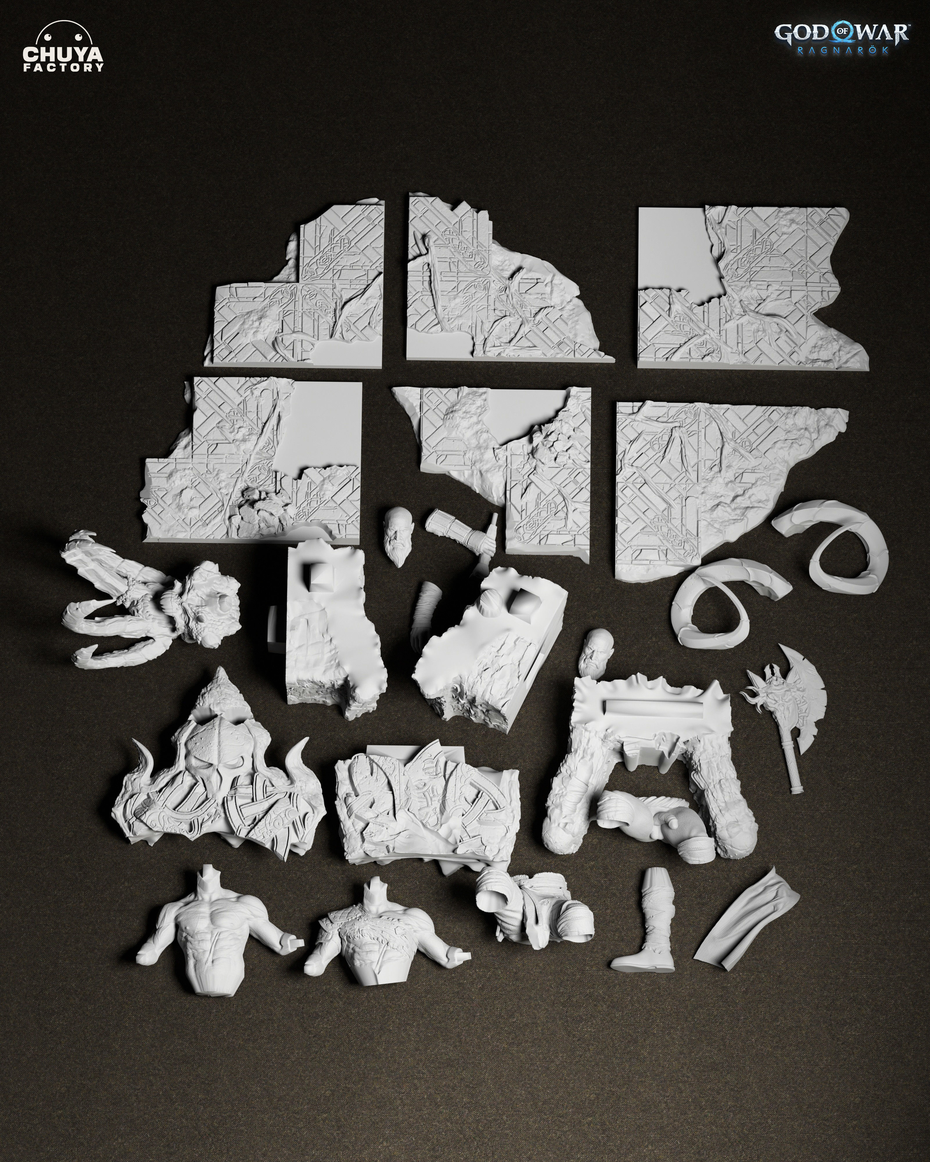 Kratos - God of War Ragnarok 3D print model_8