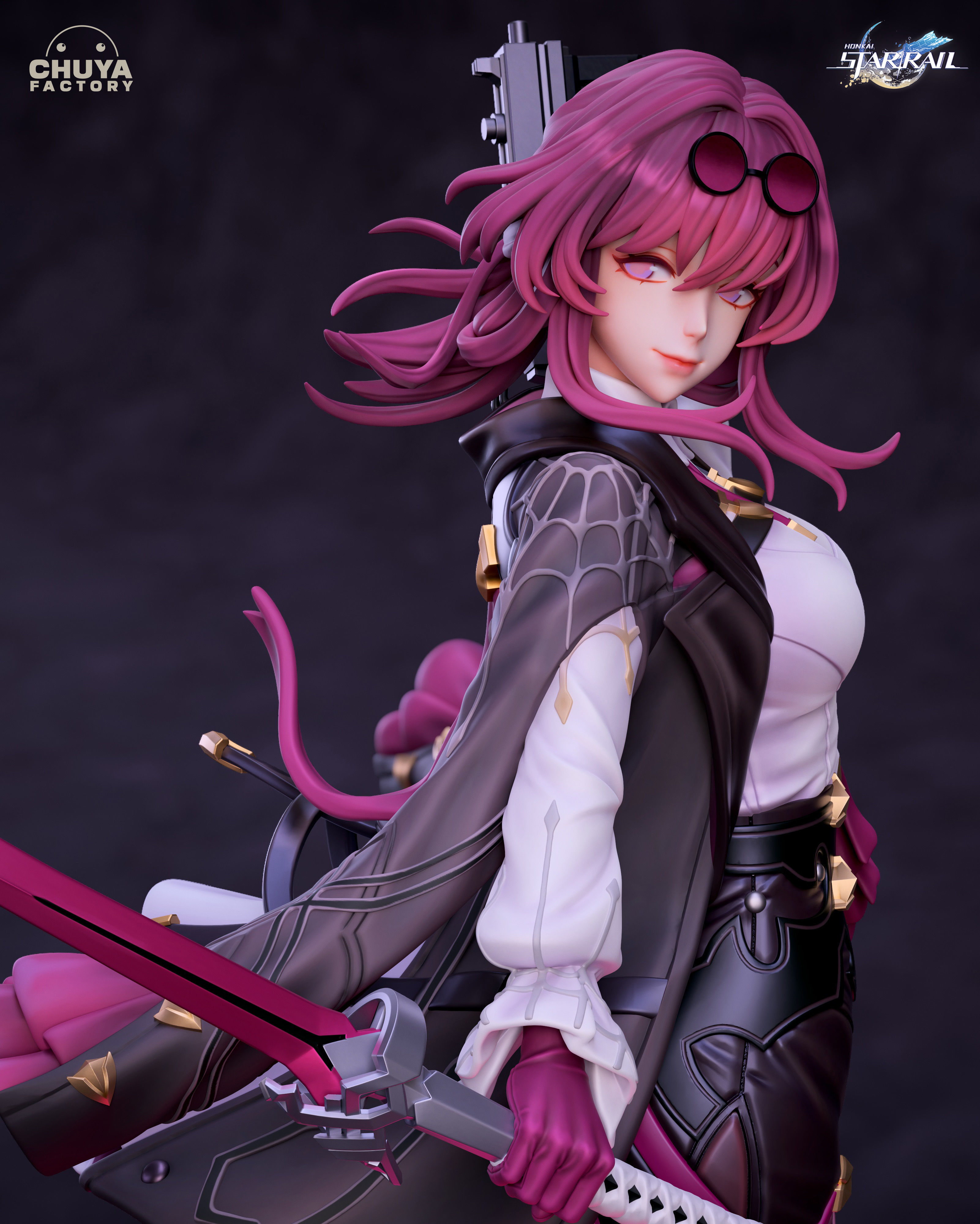 Kafka - Honkai Starrail 3D print model_11