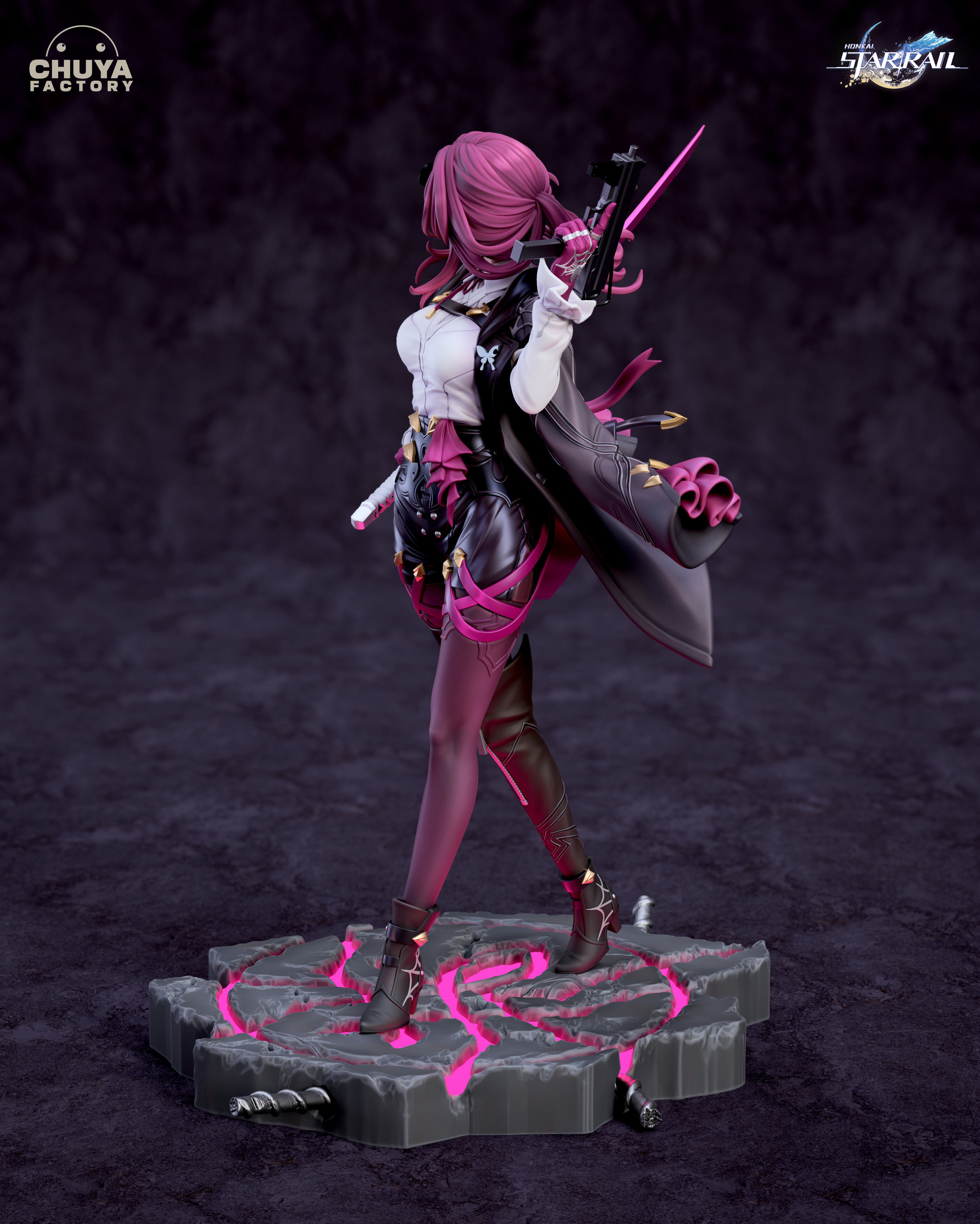 Kafka - Honkai Starrail 3D print model_8