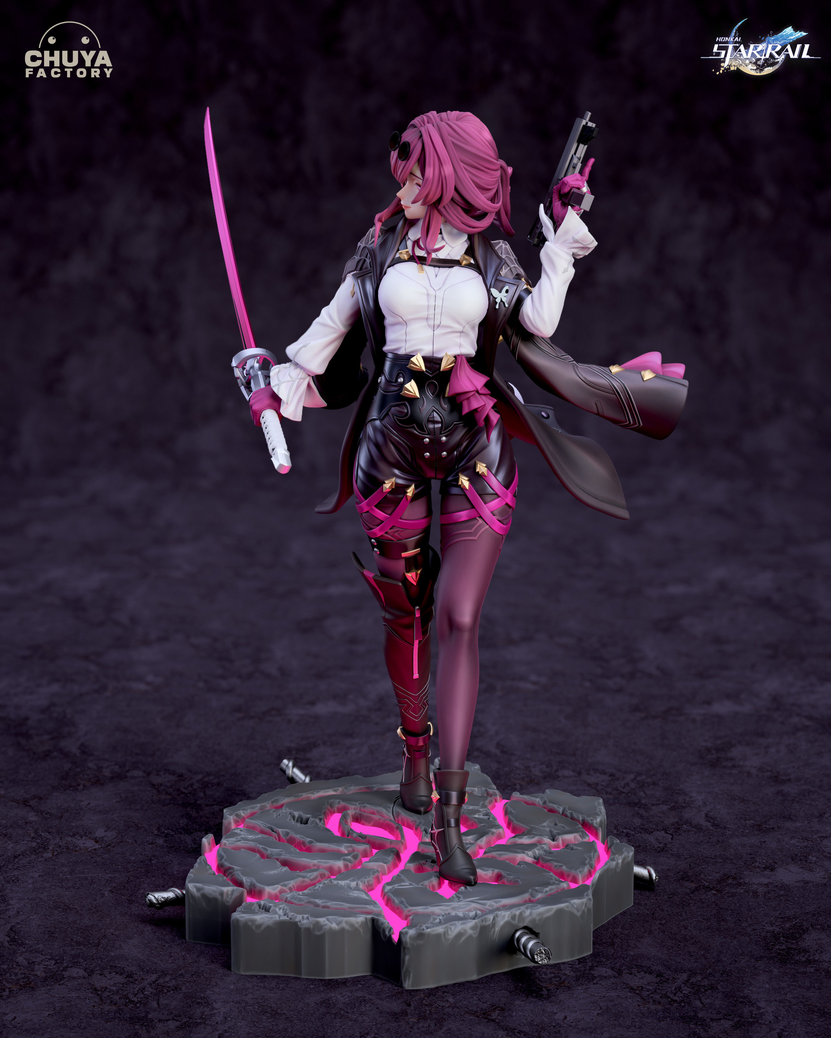 Kafka - Honkai Starrail 3D print model_7