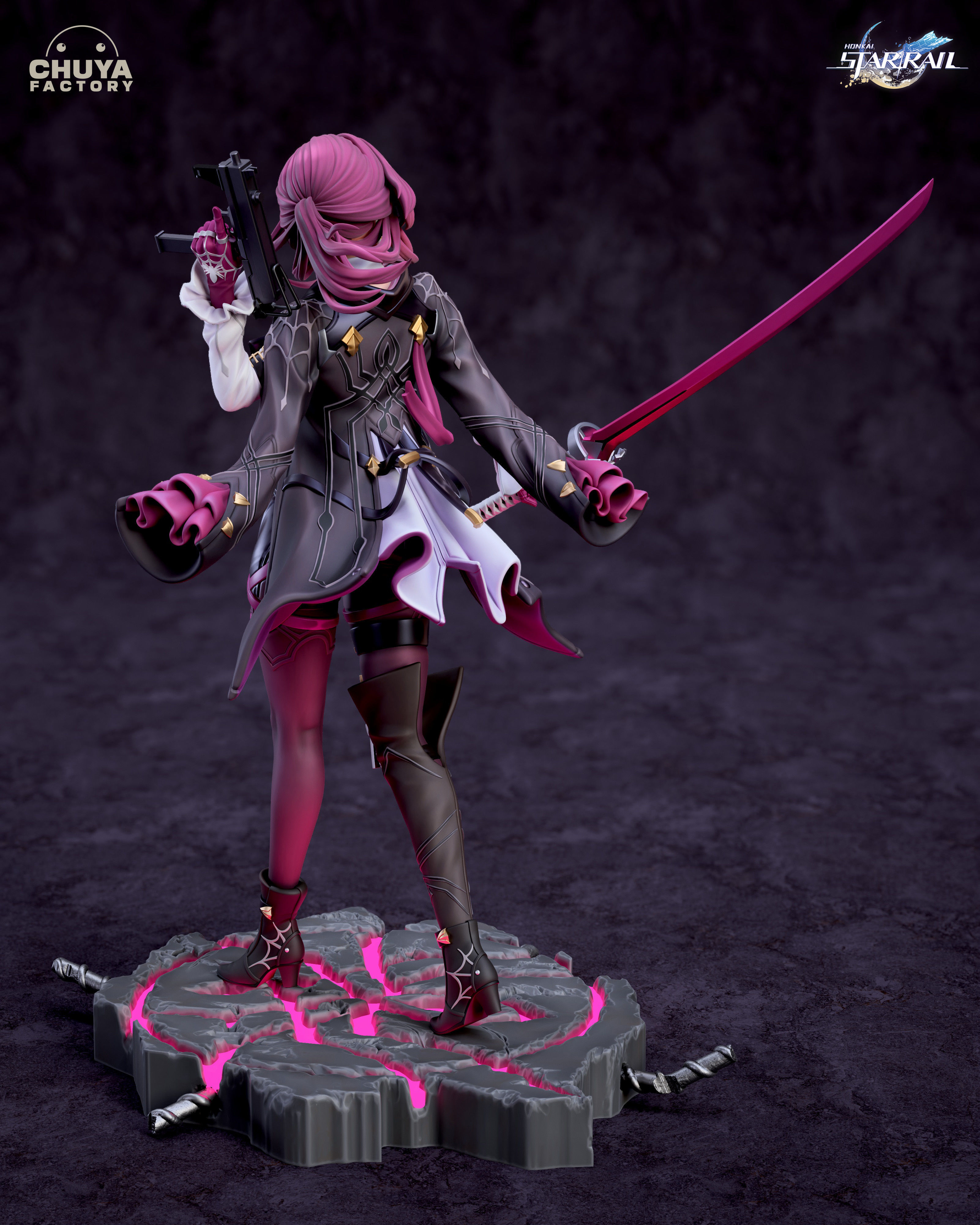 Kafka - Honkai Starrail 3D print model_9