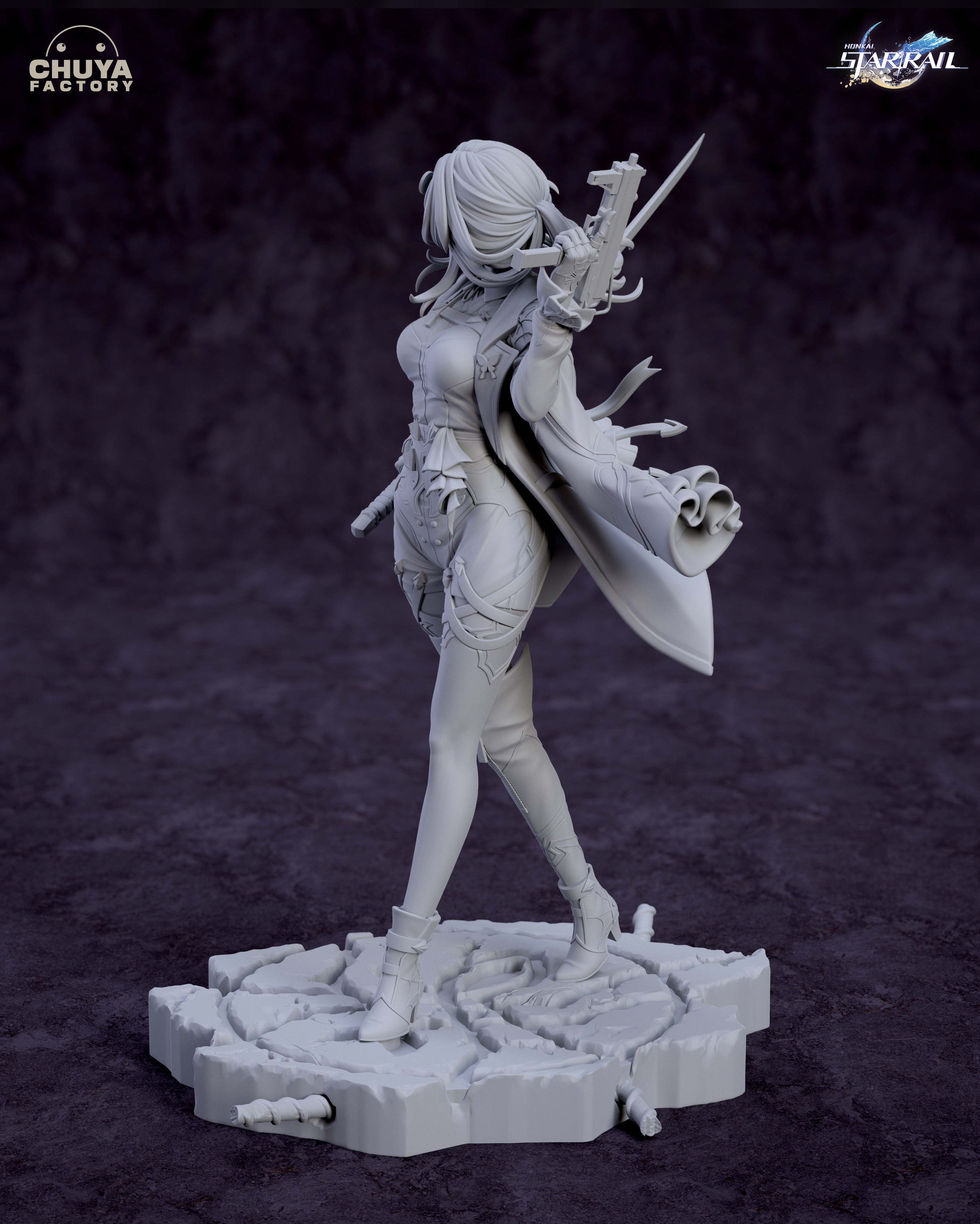 Kafka - Honkai Starrail 3D print model_3