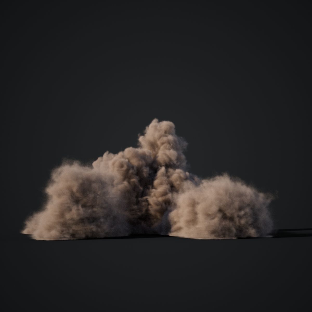 VDB Animated Dust Explosion 1 3D model_12