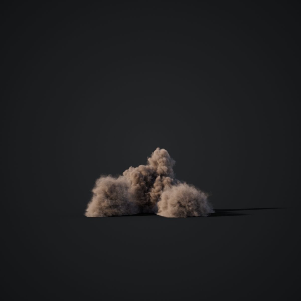 VDB Animated Dust Explosion 1 3D model_4