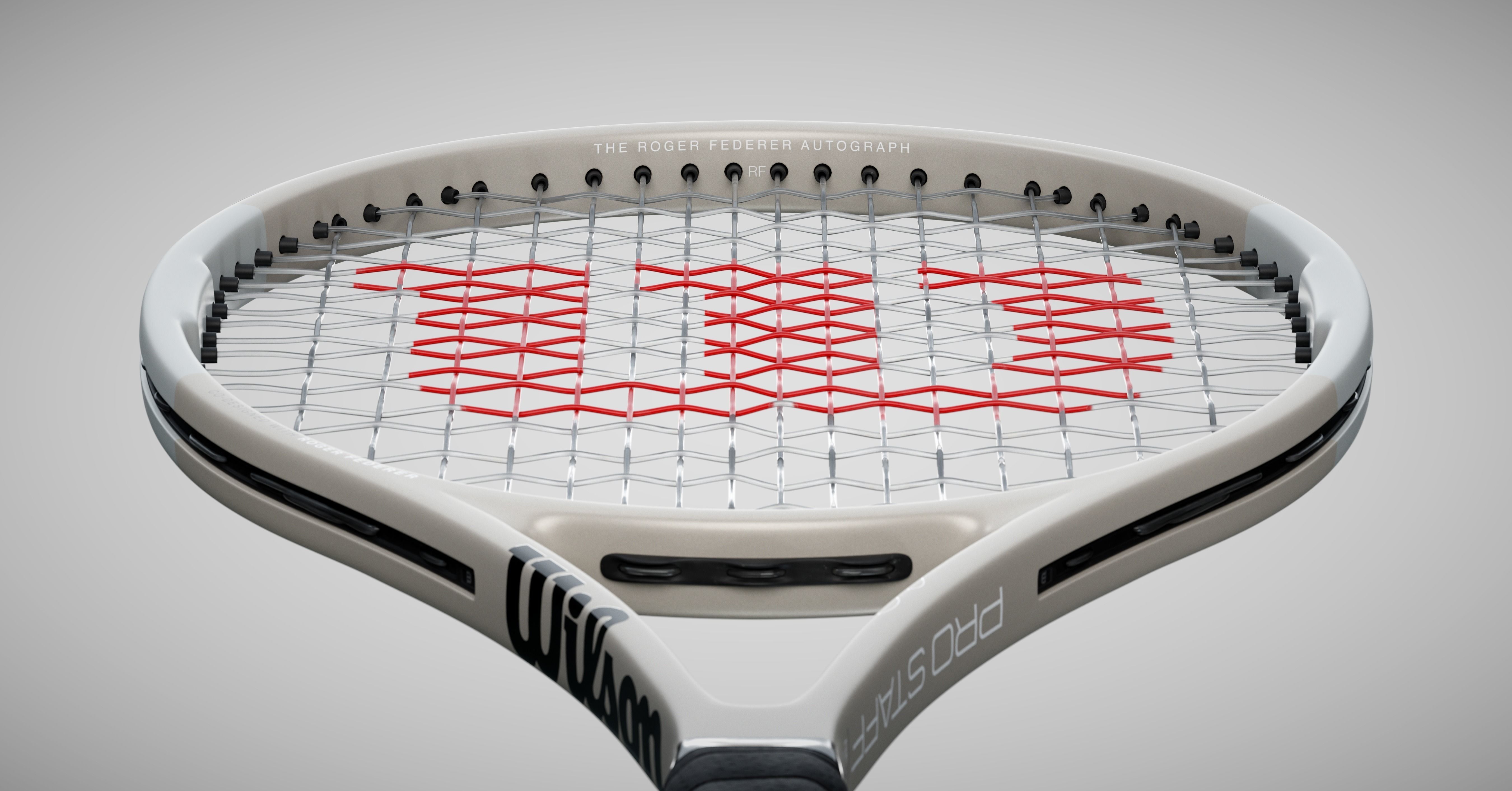 Wilson Pro Staff RF97 Autograph Silver 3D model_10