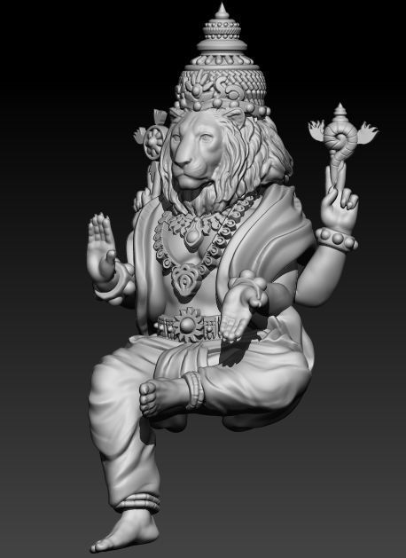 Narsingh ji 3D print model_8