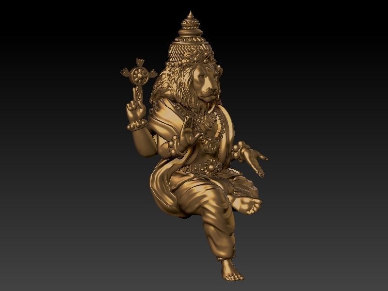 Narsingh ji 3D print model_6