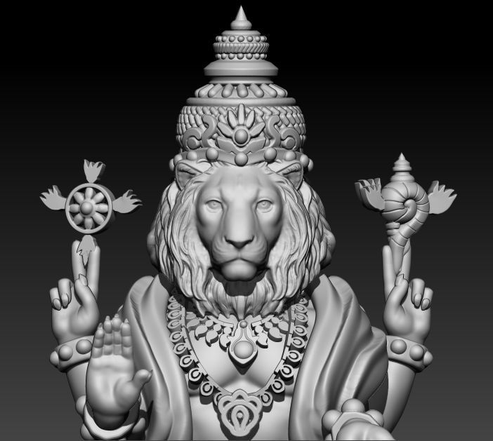 Narsingh ji 3D print model_7