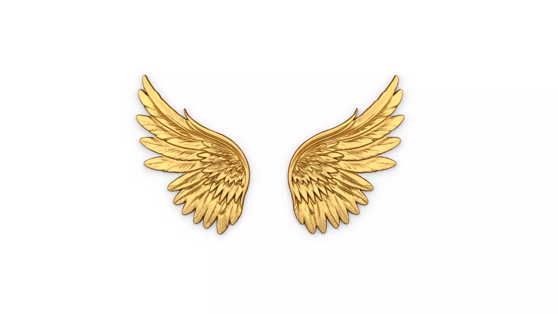 Wings Printable carved decor 05 3D print model_0