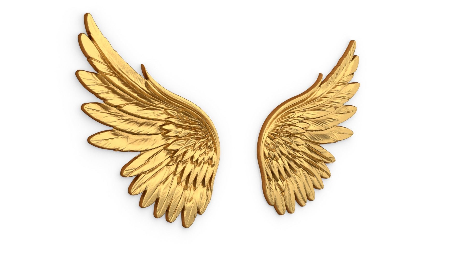 Wings Printable carved decor 05 3D print model_1