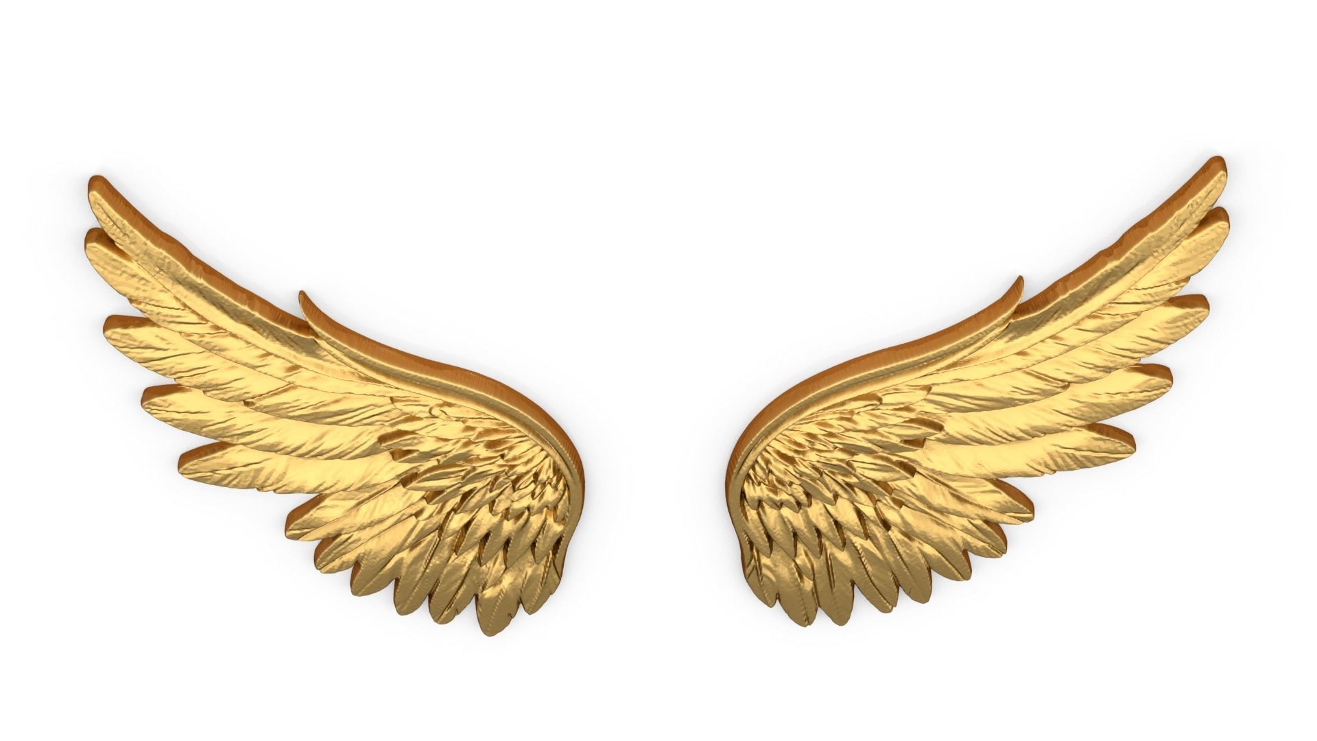 Wings Printable carved decor 05 3D print model_4