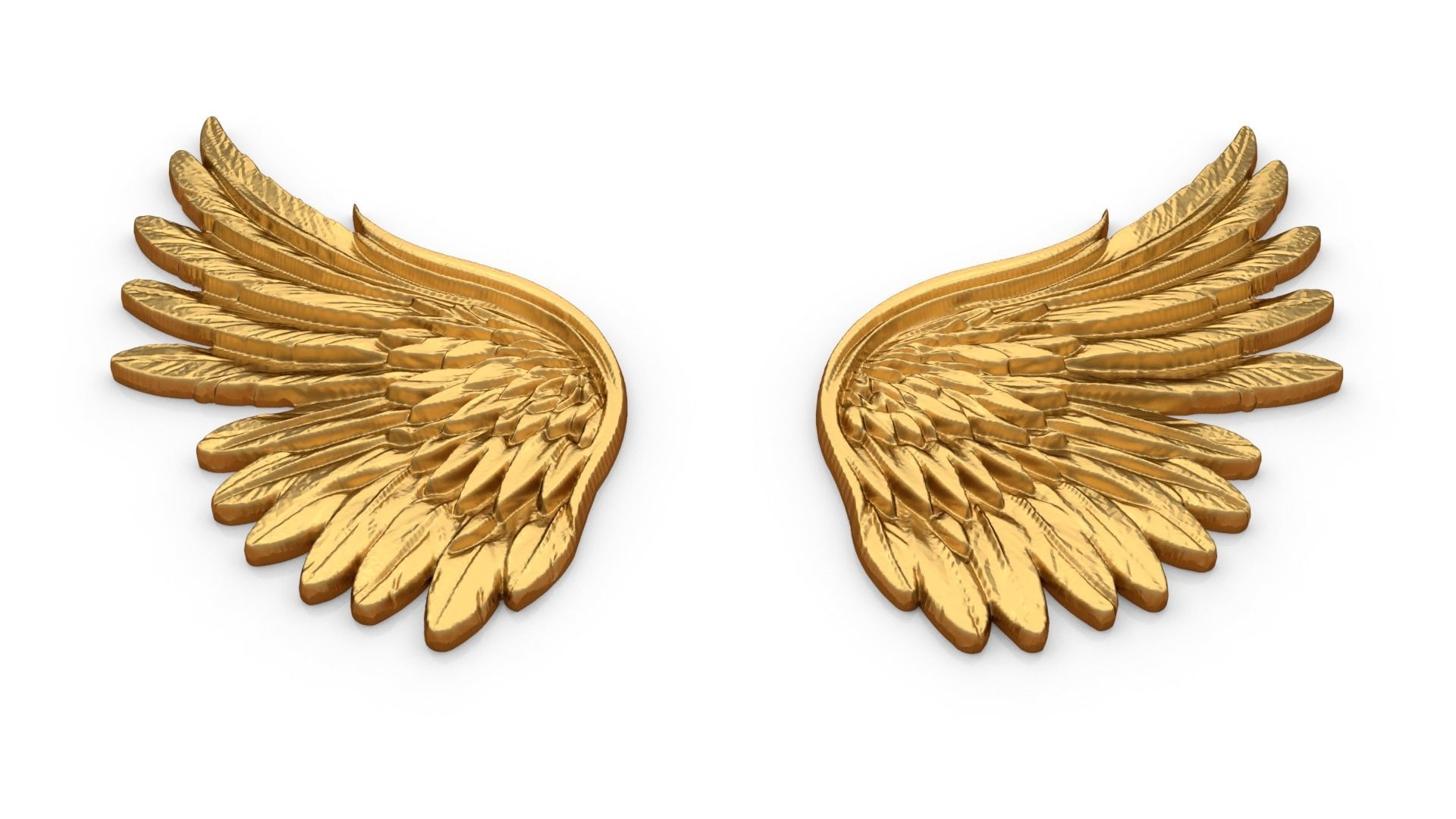 Wings Printable carved decor 05 3D print model_3