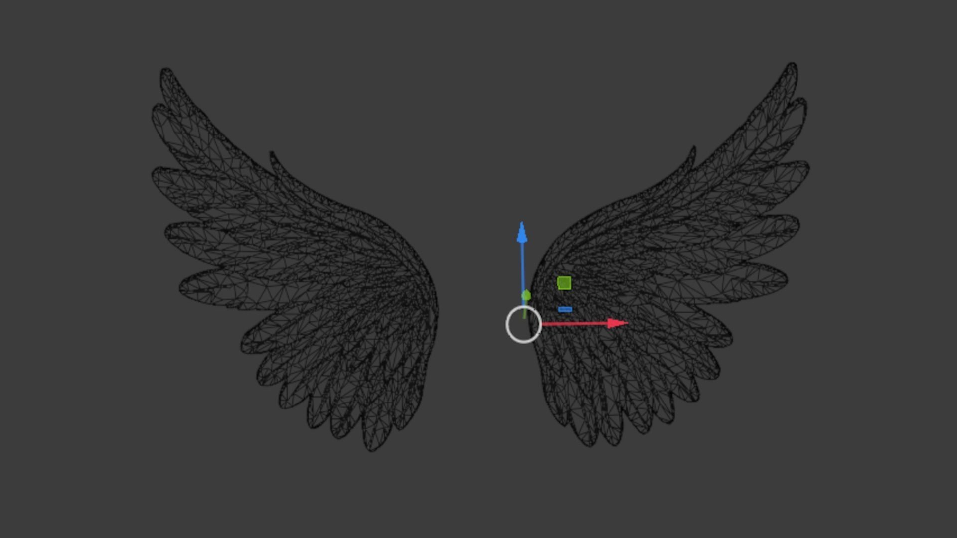 Wings Printable carved decor 05 3D print model_6