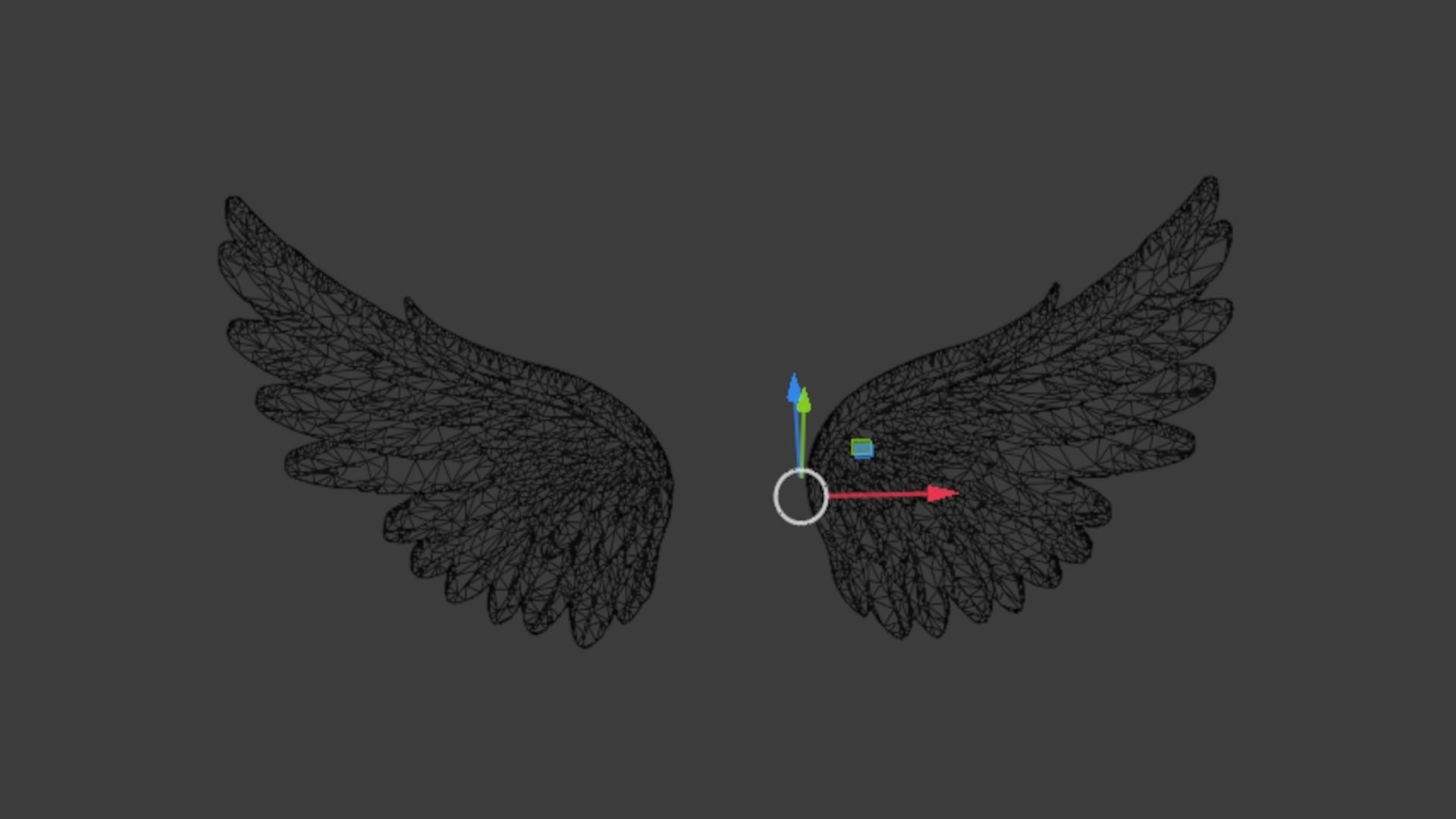 Wings Printable carved decor 05 3D print model_5