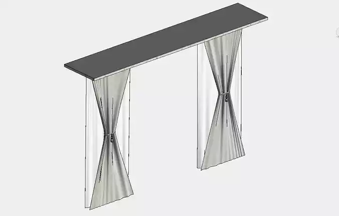 Curtain Revit Family Model 002