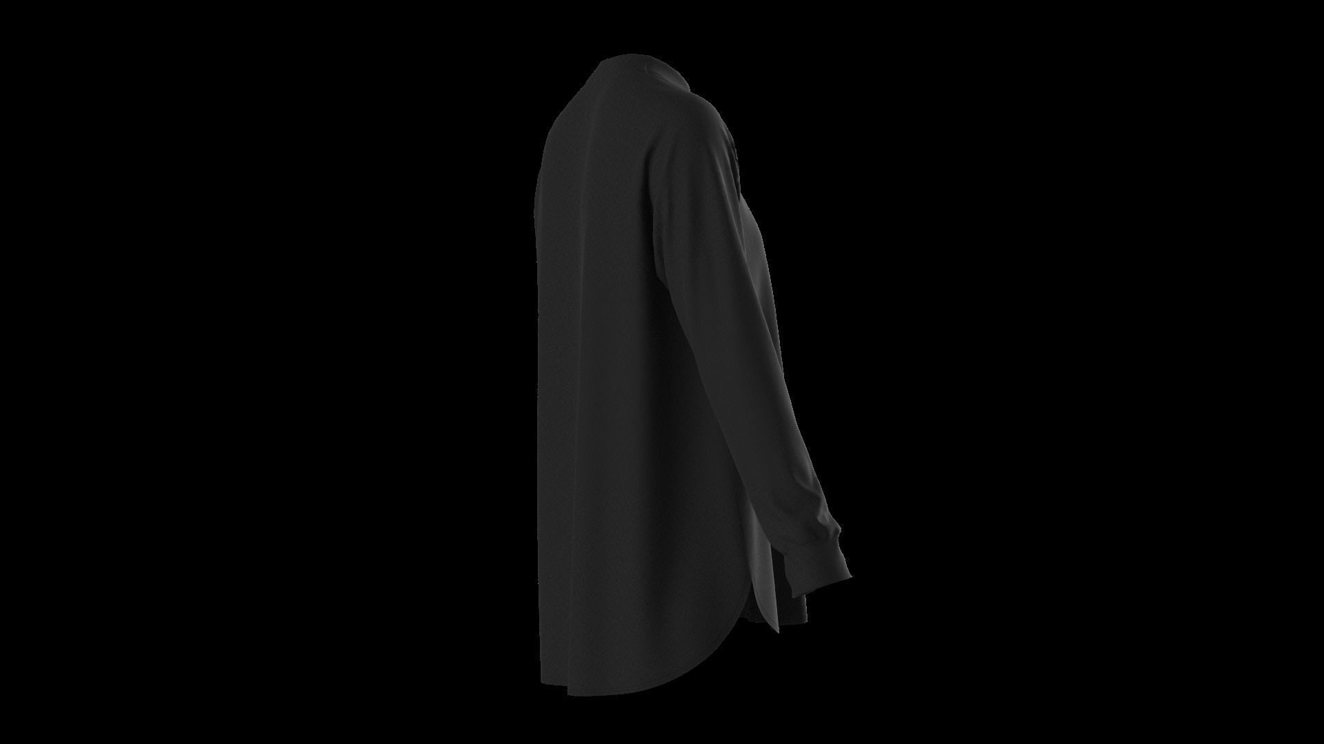 Female oversized raglan longsleeve 3D model_22