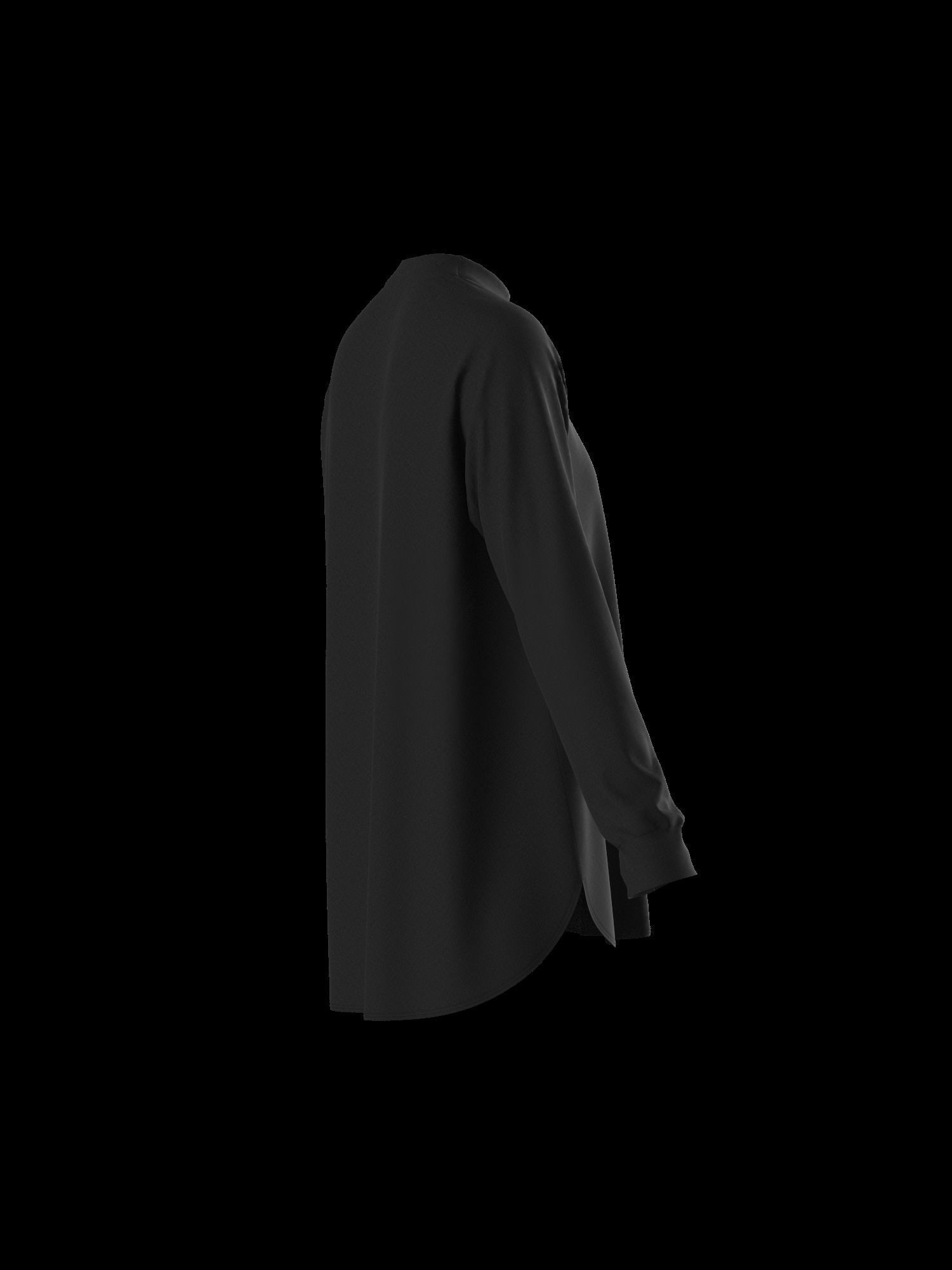 Female oversized raglan longsleeve 3D model_12
