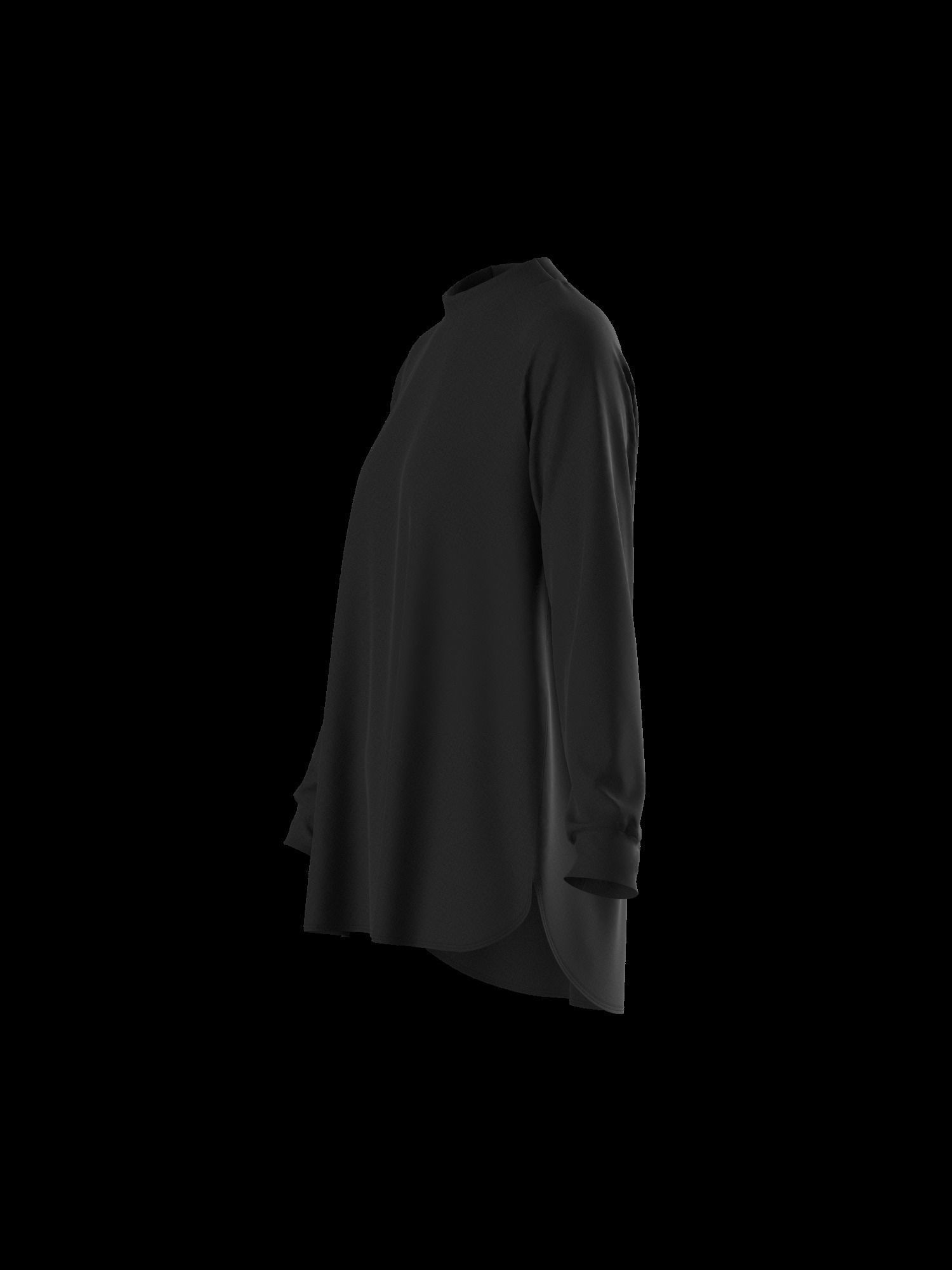 Female oversized raglan longsleeve 3D model_6