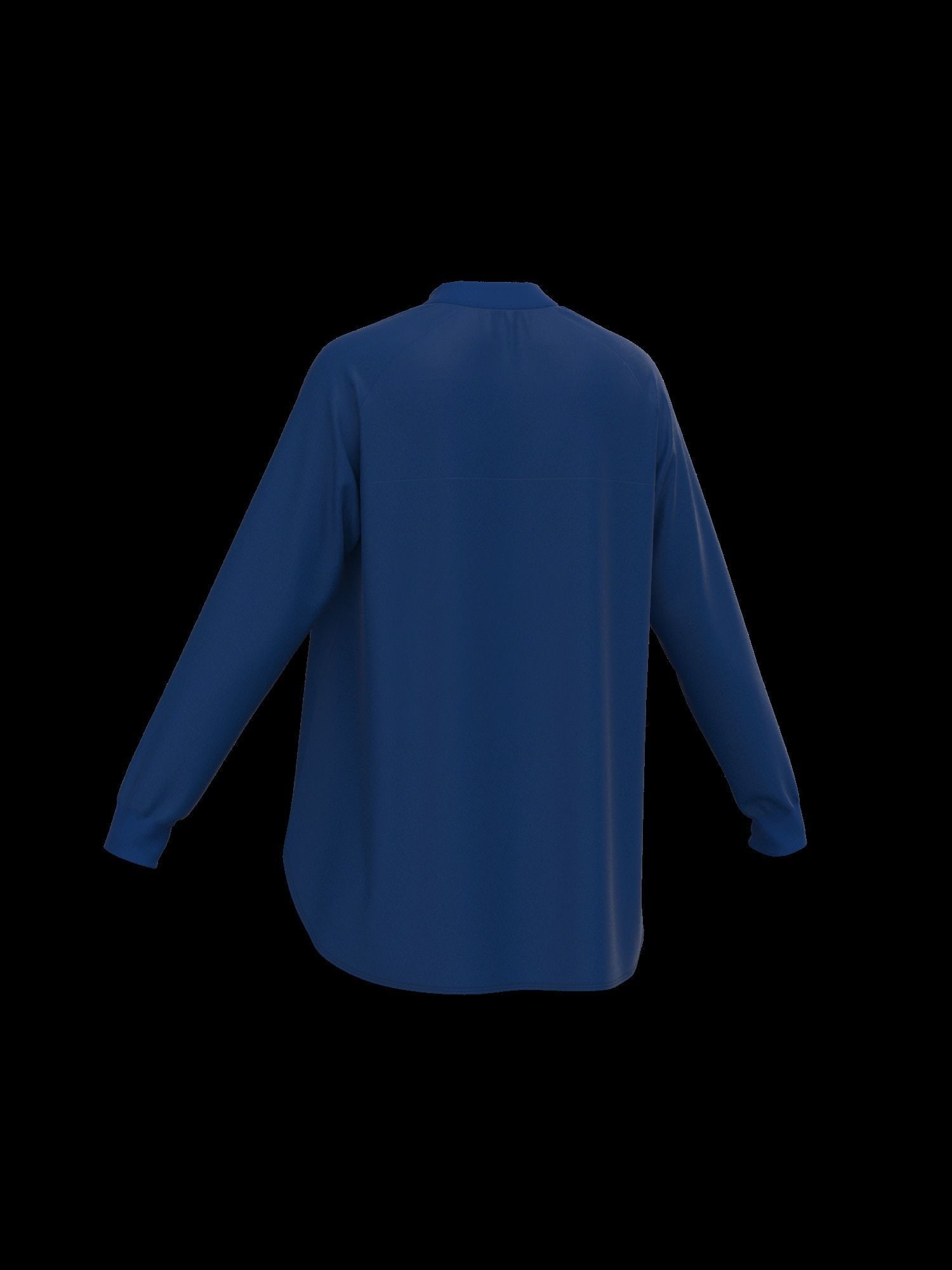 Female oversized raglan longsleeve 3D model_34